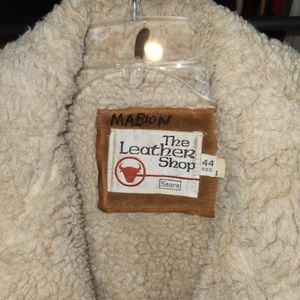 LEATHER fur Jacket 70s Era